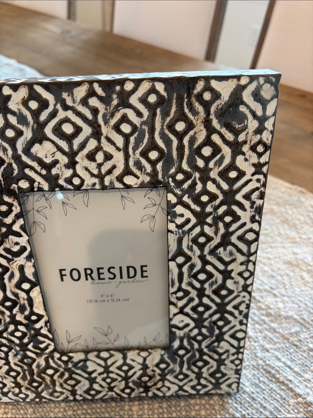Black & White Patterned Photo Frame - Picture 6 of 7